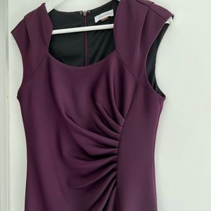 Calvin Klein dress size 6 color plum